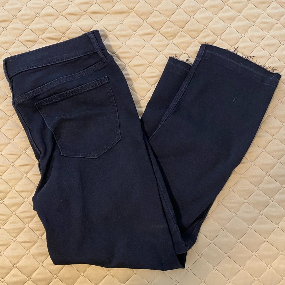 OLD NAVY Black Power Jean Straight Ankle Jean Sz12